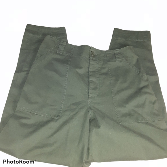 Asos design slim leg combat green pants size 10 - Picture 5 of 8